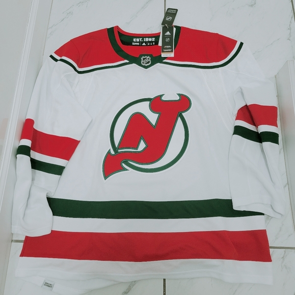 New Jersey Devils Adidas Heritage Authentic Jersey - Picture 1 of 6